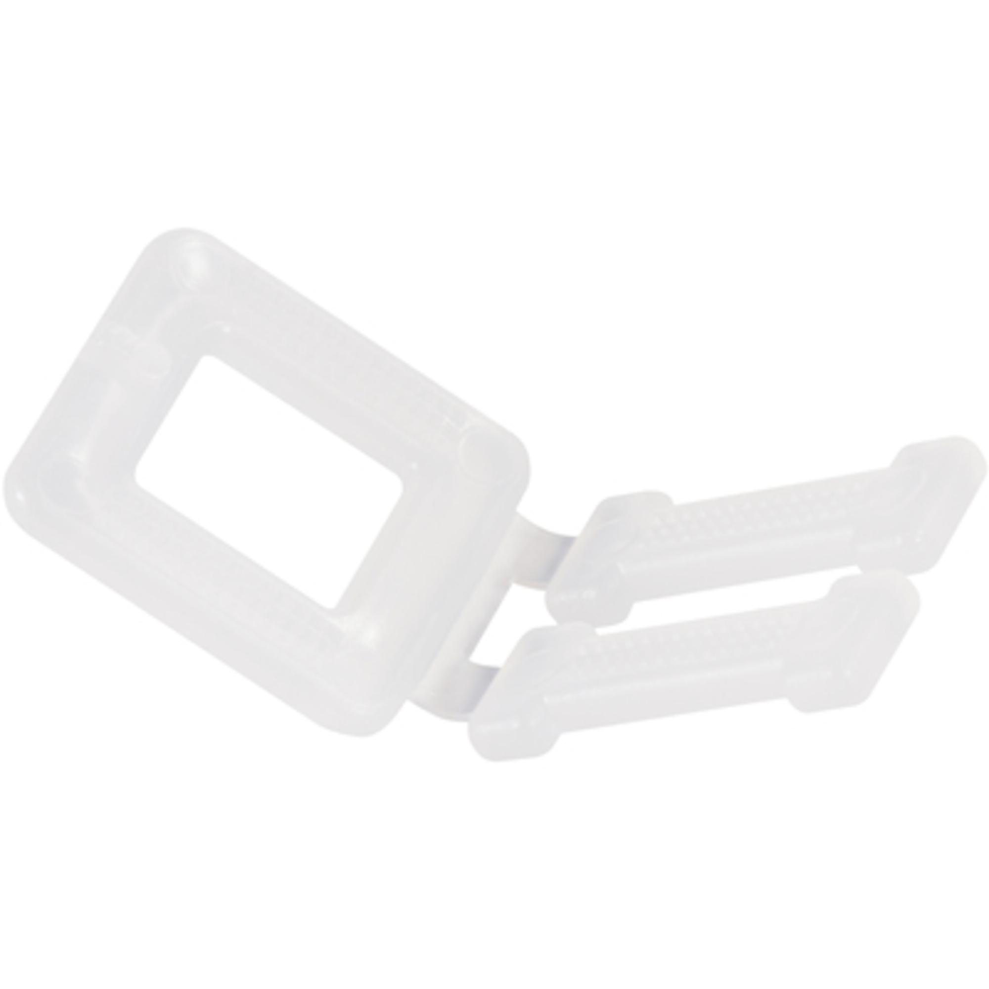 1/2in. Plastic Buckles PS Buckles 1000/CS, Material Plastic, Width 1 in, Model# PS12PLBUCK